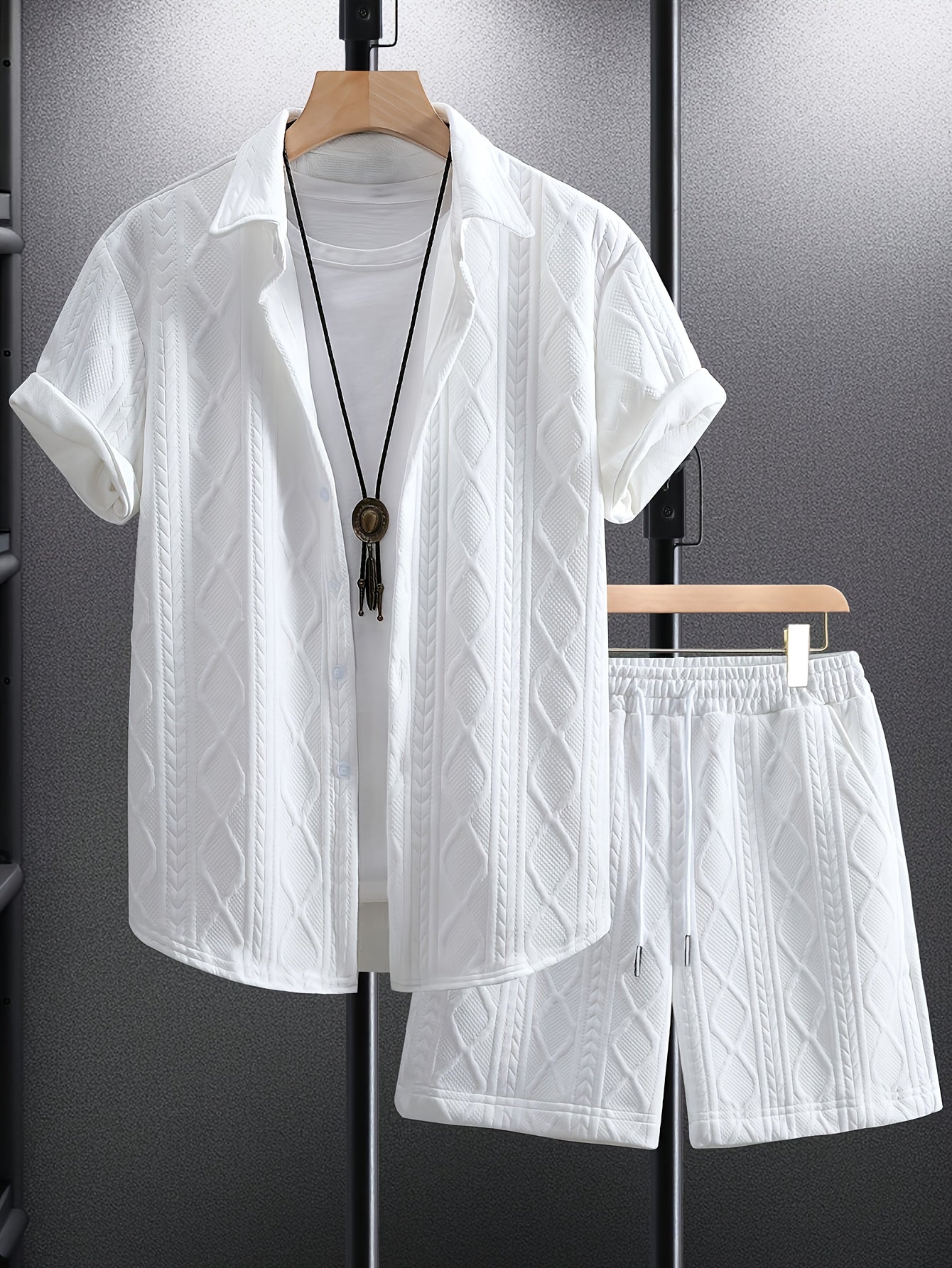 Men's Shirt and Shorts Set