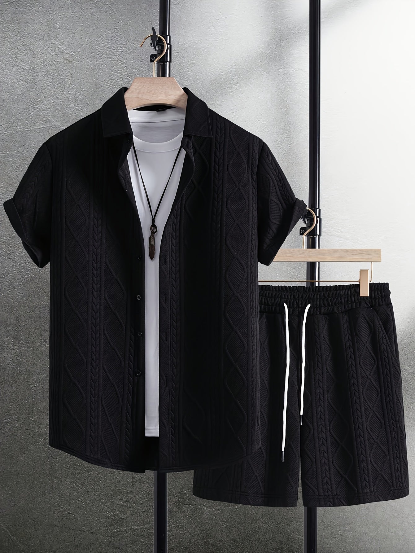Men's Shirt and Shorts Set