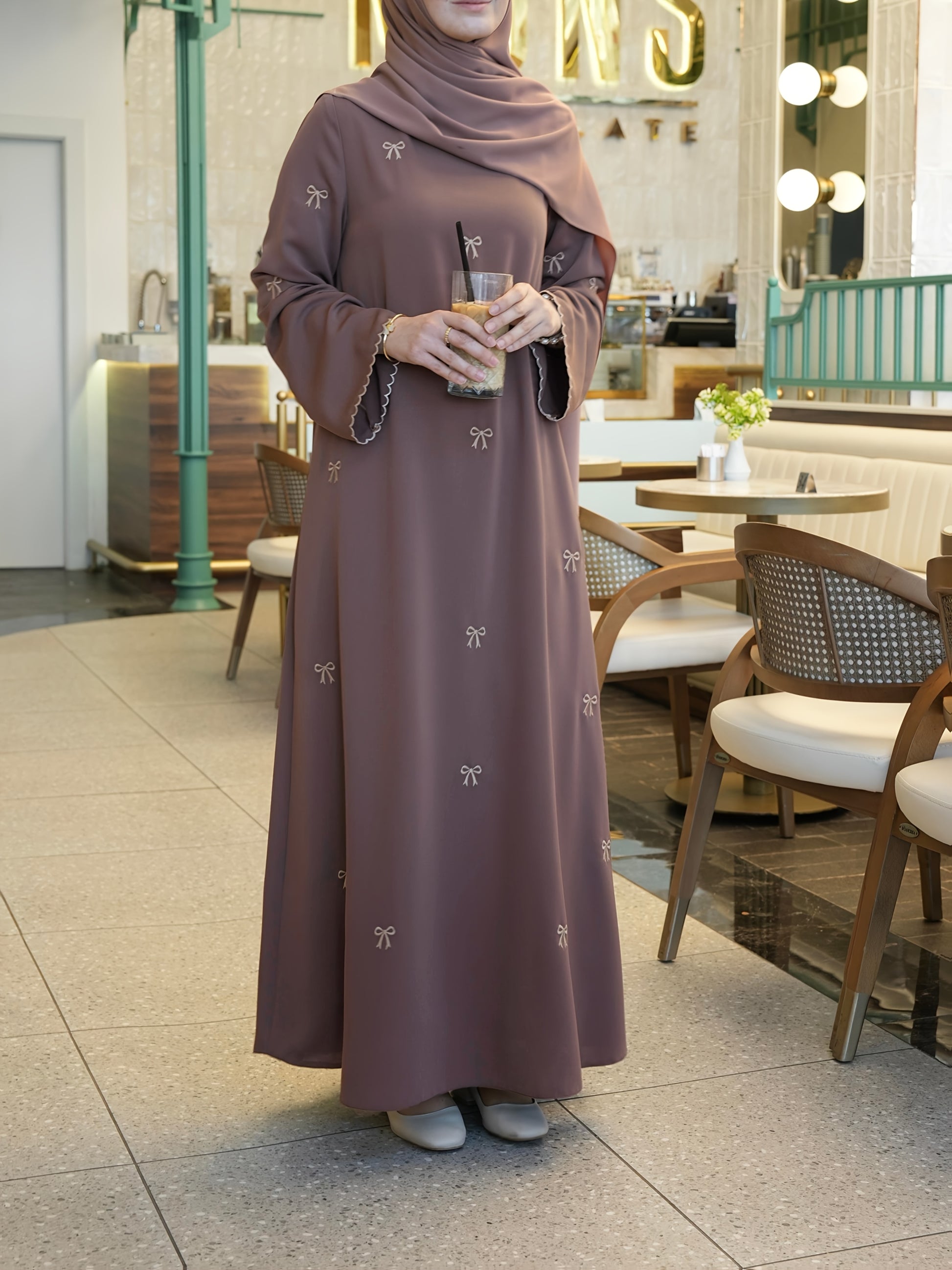 Women's Elegant Islamic Abaya Maxab