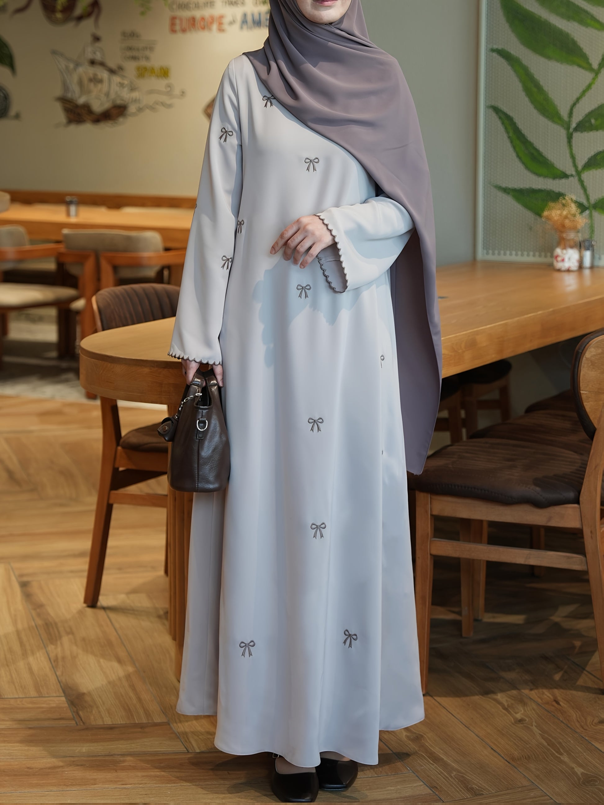 Women's Elegant Islamic Abaya Maxab
