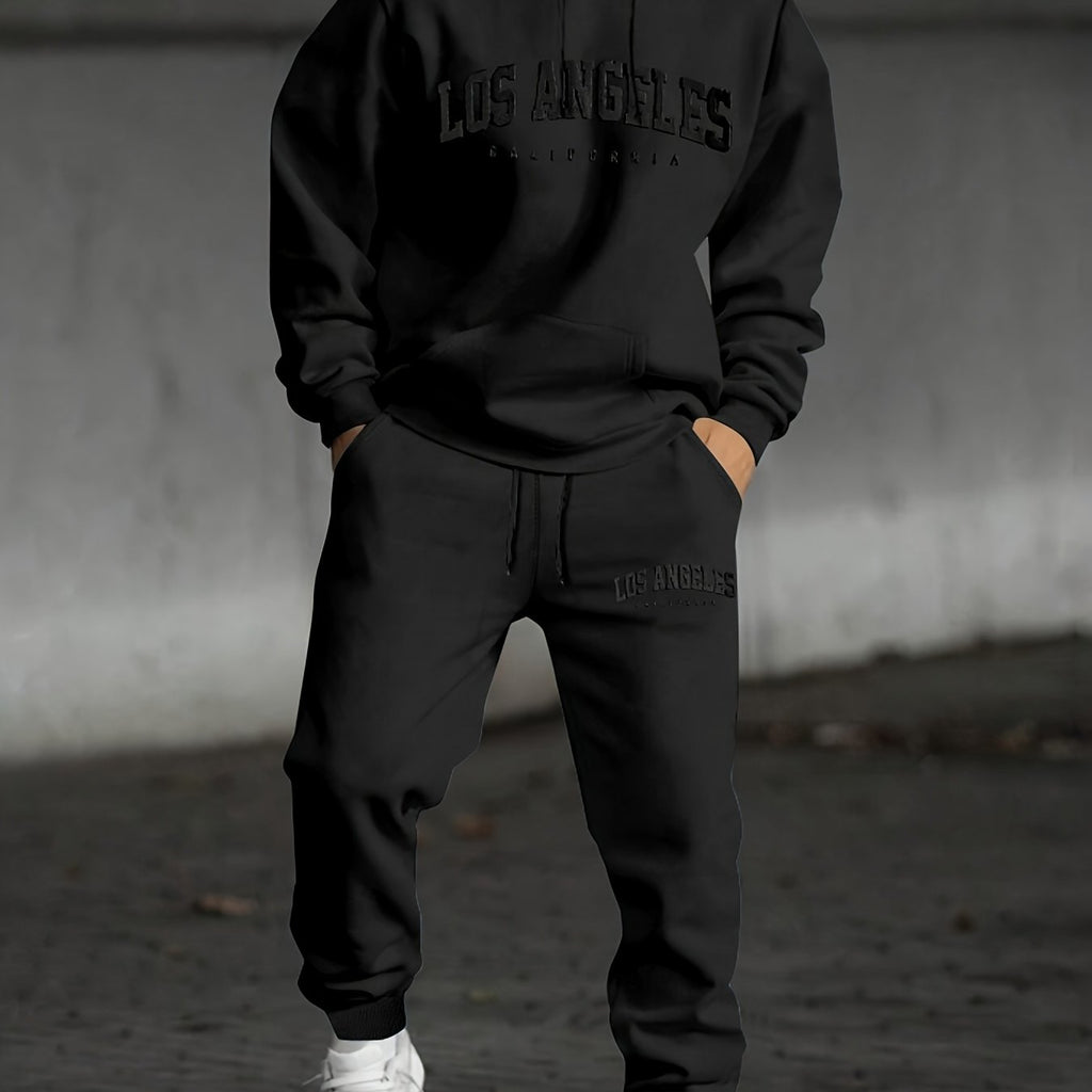 Men'S Los Angeles Hoodie & Joggers Set