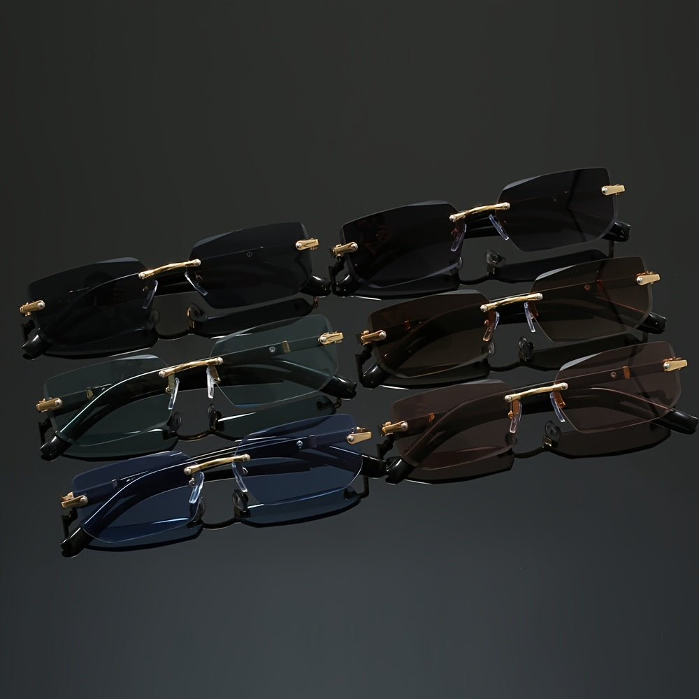 Men's and Women's Frameless Glasses