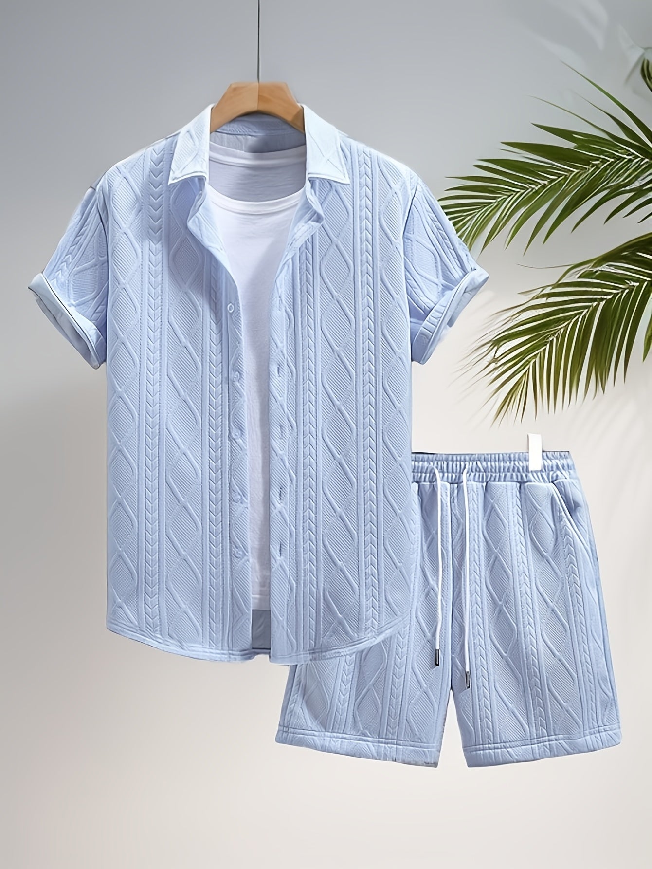 Men's Shirt and Shorts Set