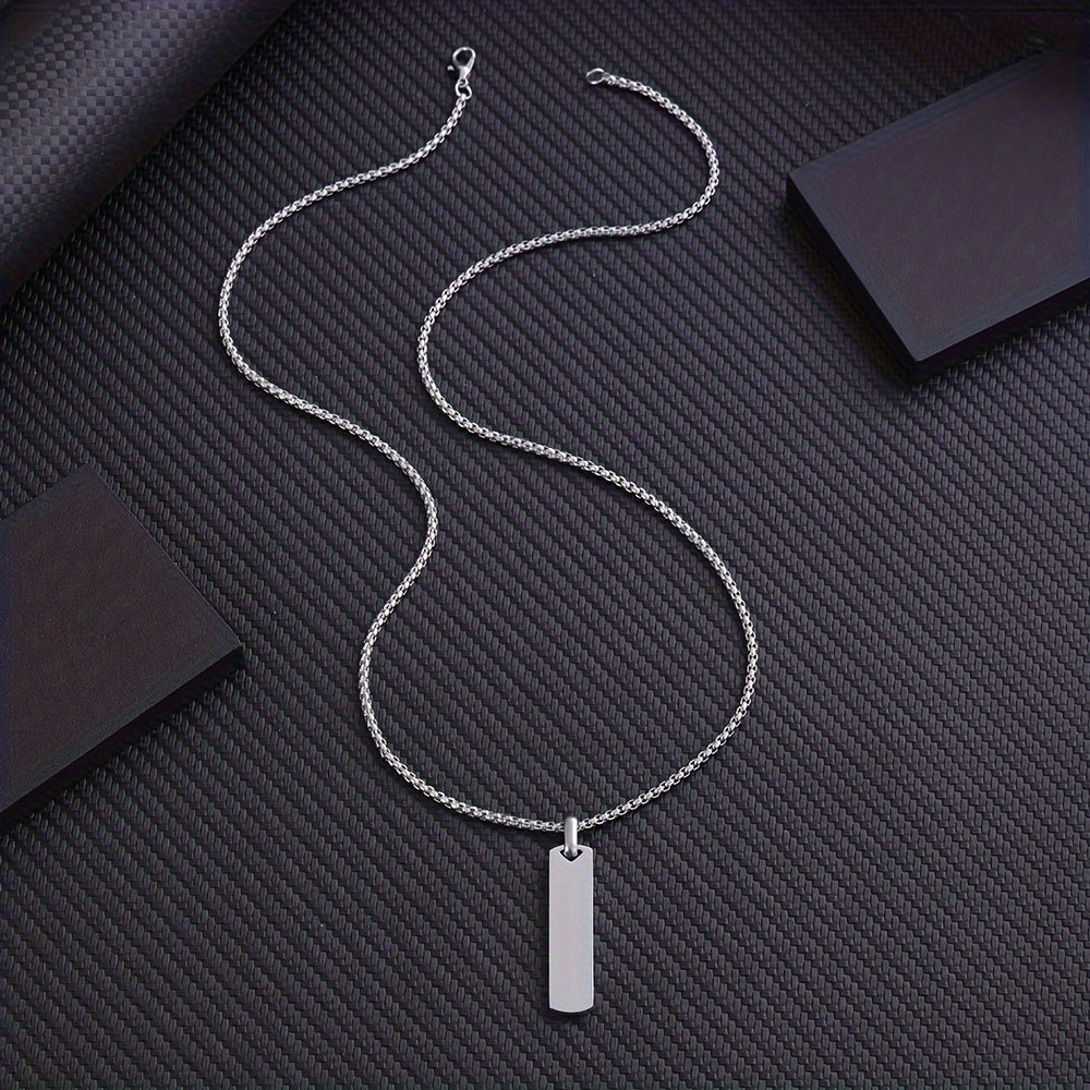 Men's Minimalist Stainless Steel Pendant