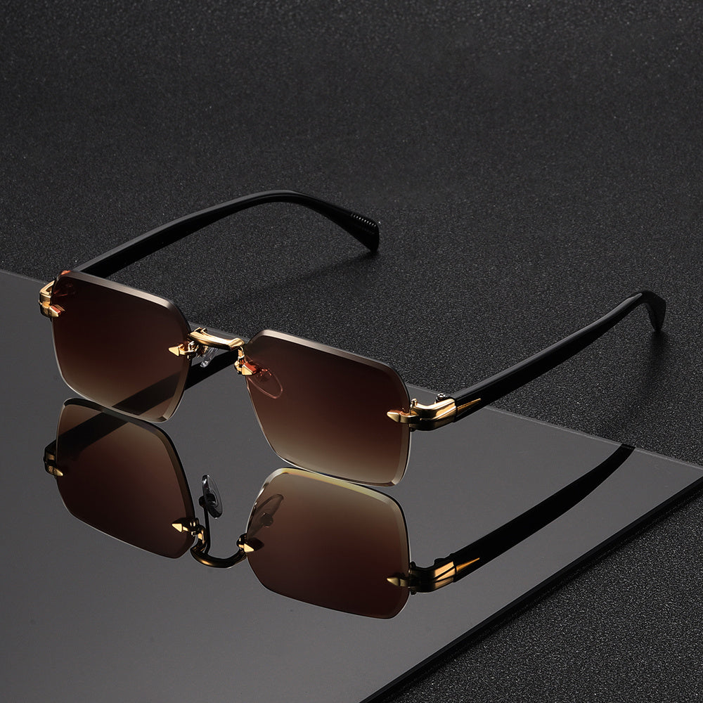 Frameless Square Glasses