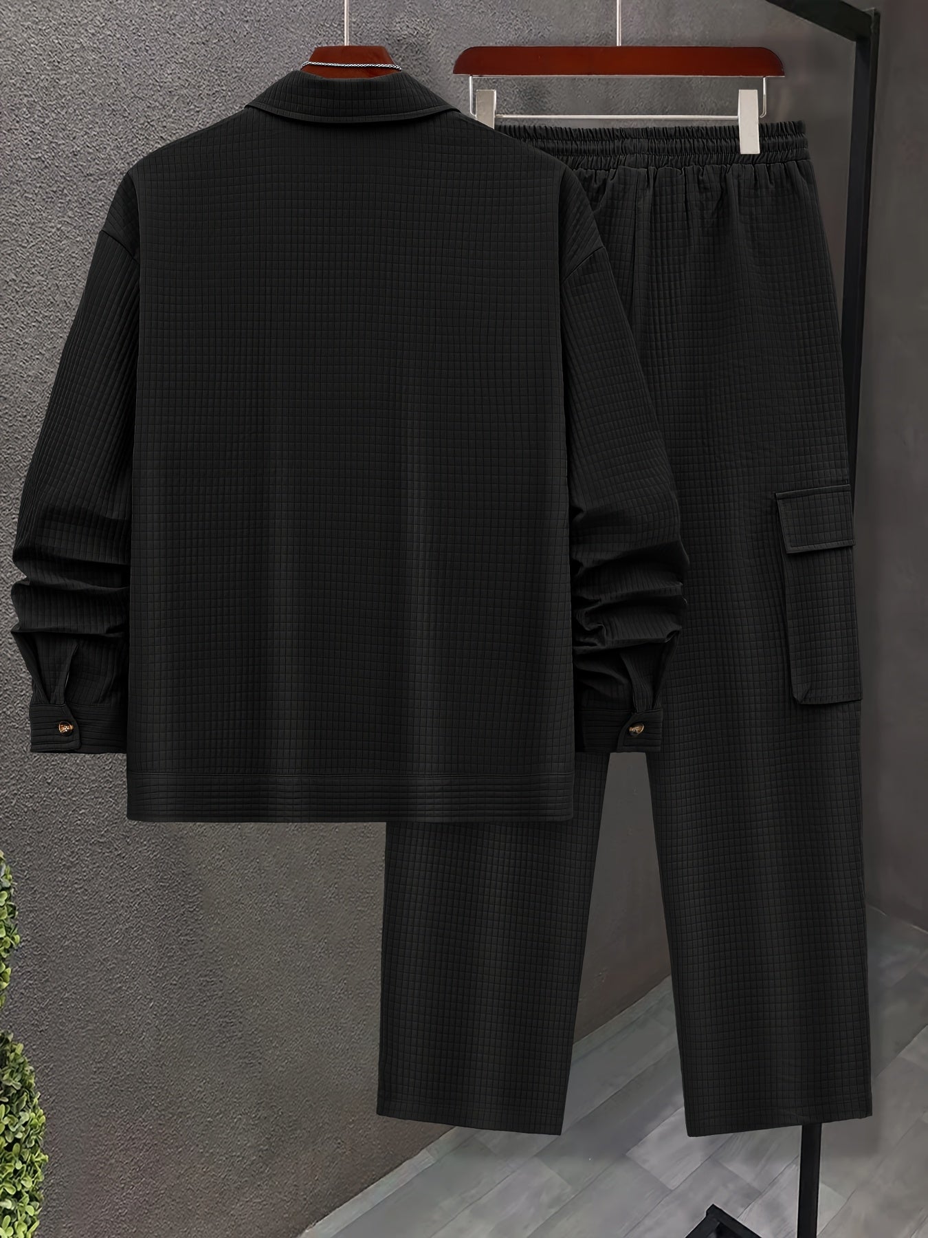 Men's Shirt and Casual Pants Set