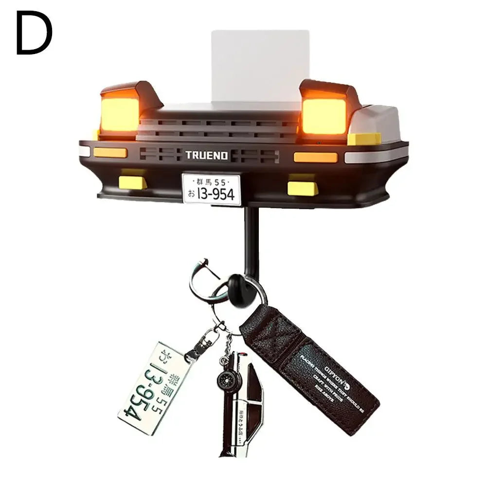 Retro Car Headlight Key Holder - Wall Mount Key Hook for Car Lovers