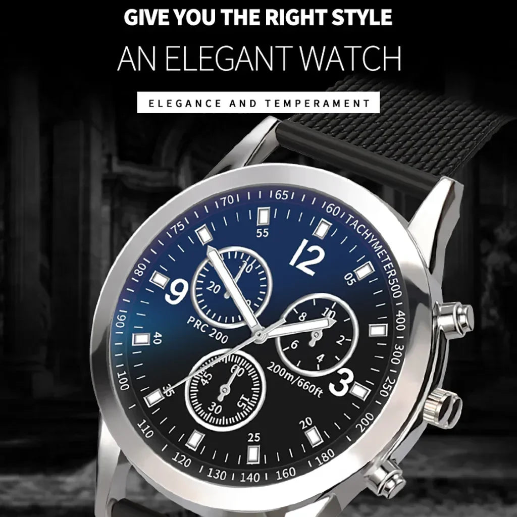 Casual Quartz Wristwatches Luxury Quartz Watch for Men Stainless Steel Dial Bracele Watch Relogio Masculino Часы Мужские