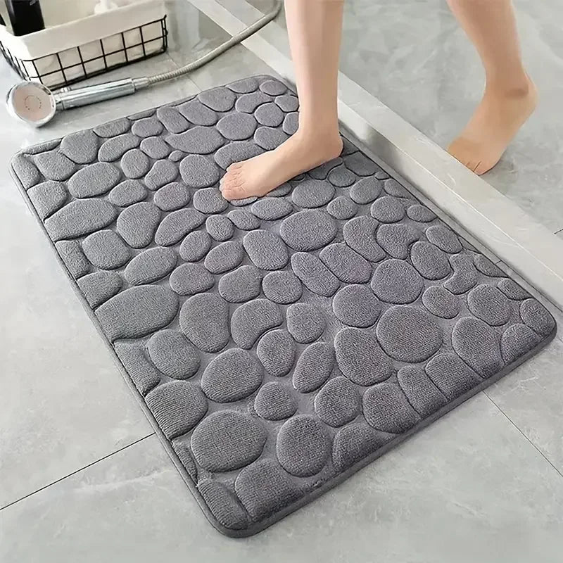 Non-Slip Bathroom Mat | Soft Absorbent Quick-Dry Floor Rug
