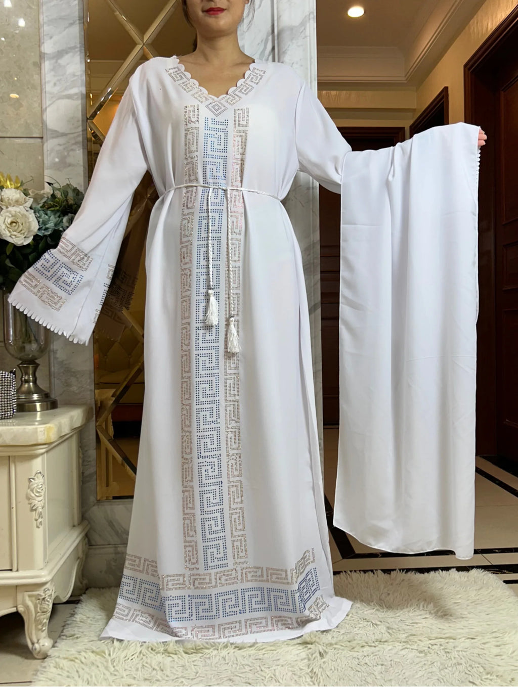 2024 Fashion Women Elegant Autumn Dress Dubai Party Outfits Long Sleeve Dashiki Muslim High-grade Comfort Fabric African Abaya