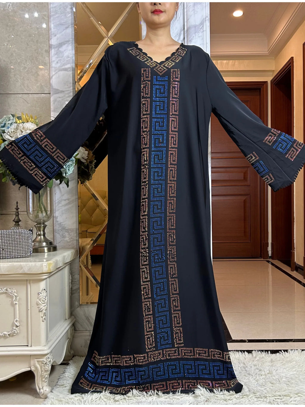 2024 Fashion Women Elegant Autumn Dress Dubai Party Outfits Long Sleeve Dashiki Muslim High-grade Comfort Fabric African Abaya