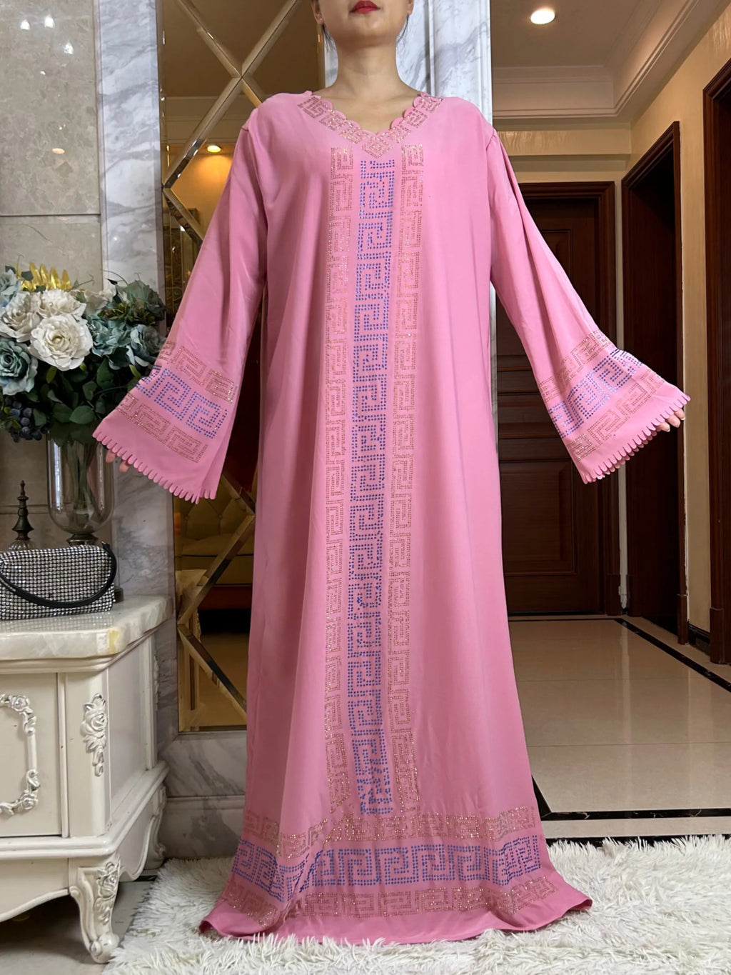 2024 Fashion Women Elegant Autumn Dress Dubai Party Outfits Long Sleeve Dashiki Muslim High-grade Comfort Fabric African Abaya
