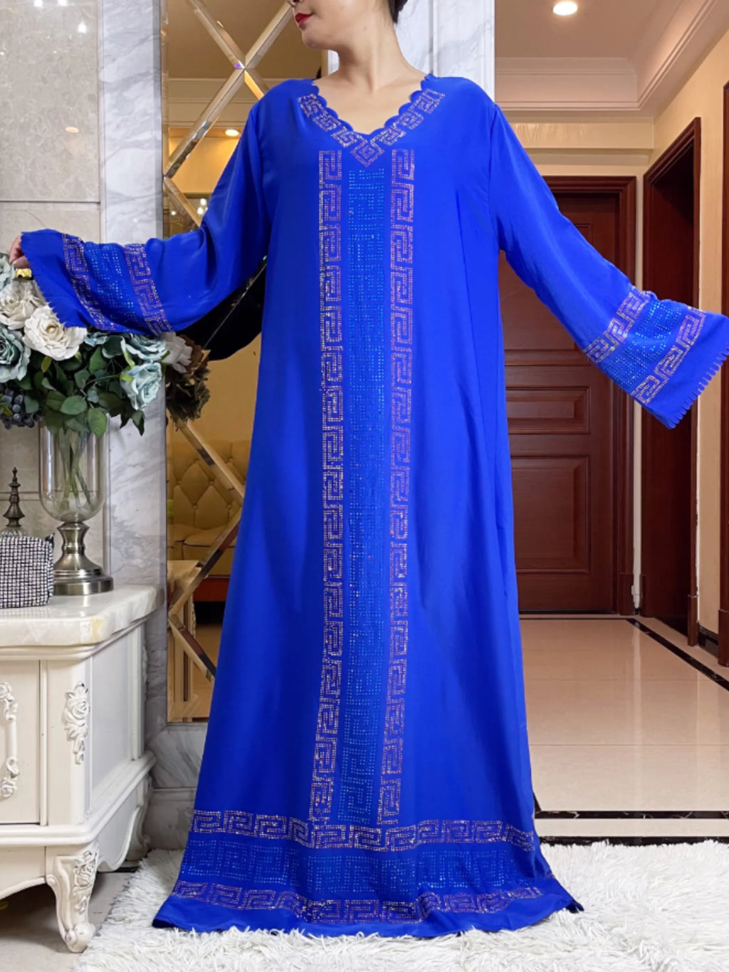 2024 Fashion Women Elegant Autumn Dress Dubai Party Outfits Long Sleeve Dashiki Muslim High-grade Comfort Fabric African Abaya