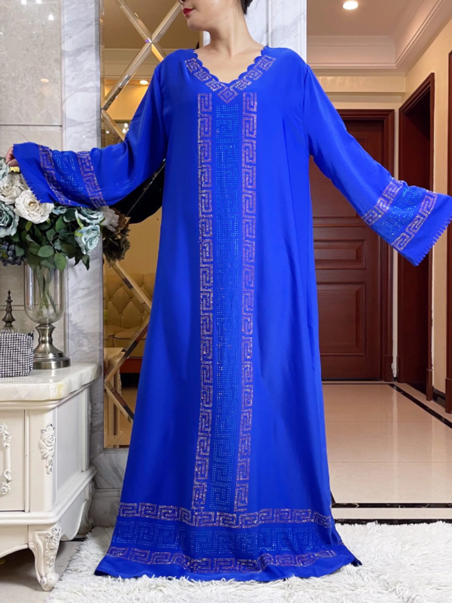 2024 Fashion Women Elegant Autumn Dress Dubai Party Outfits Long Sleeve Dashiki Muslim High-grade Comfort Fabric African Abaya