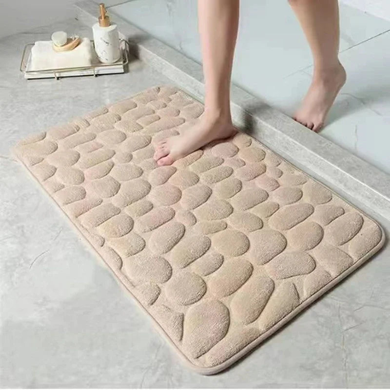 Non-Slip Bathroom Mat | Soft Absorbent Quick-Dry Floor Rug