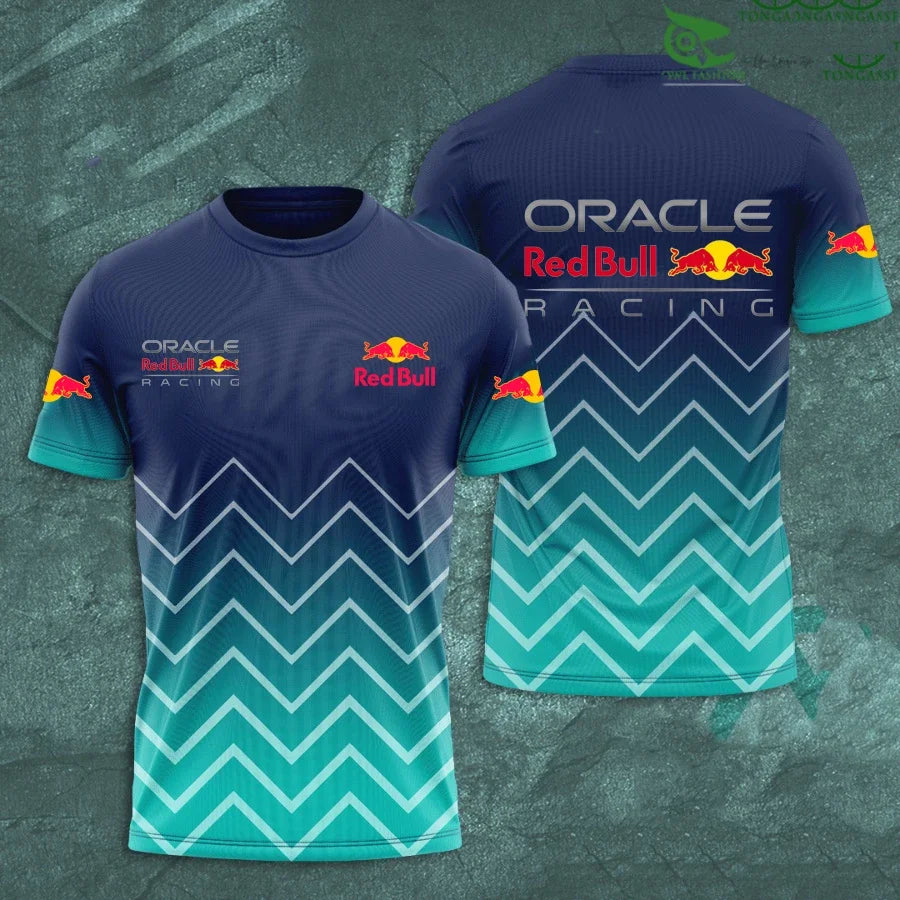 Red Bull men's and women's summer racing suit sports quick drying T-shirt outdoor new sports top