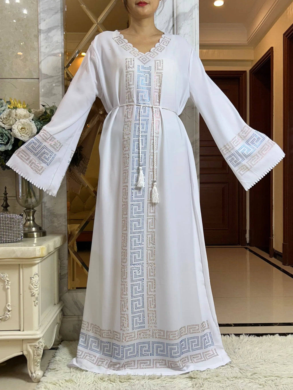 2024 Fashion Women Elegant Autumn Dress Dubai Party Outfits Long Sleeve Dashiki Muslim High-grade Comfort Fabric African Abaya