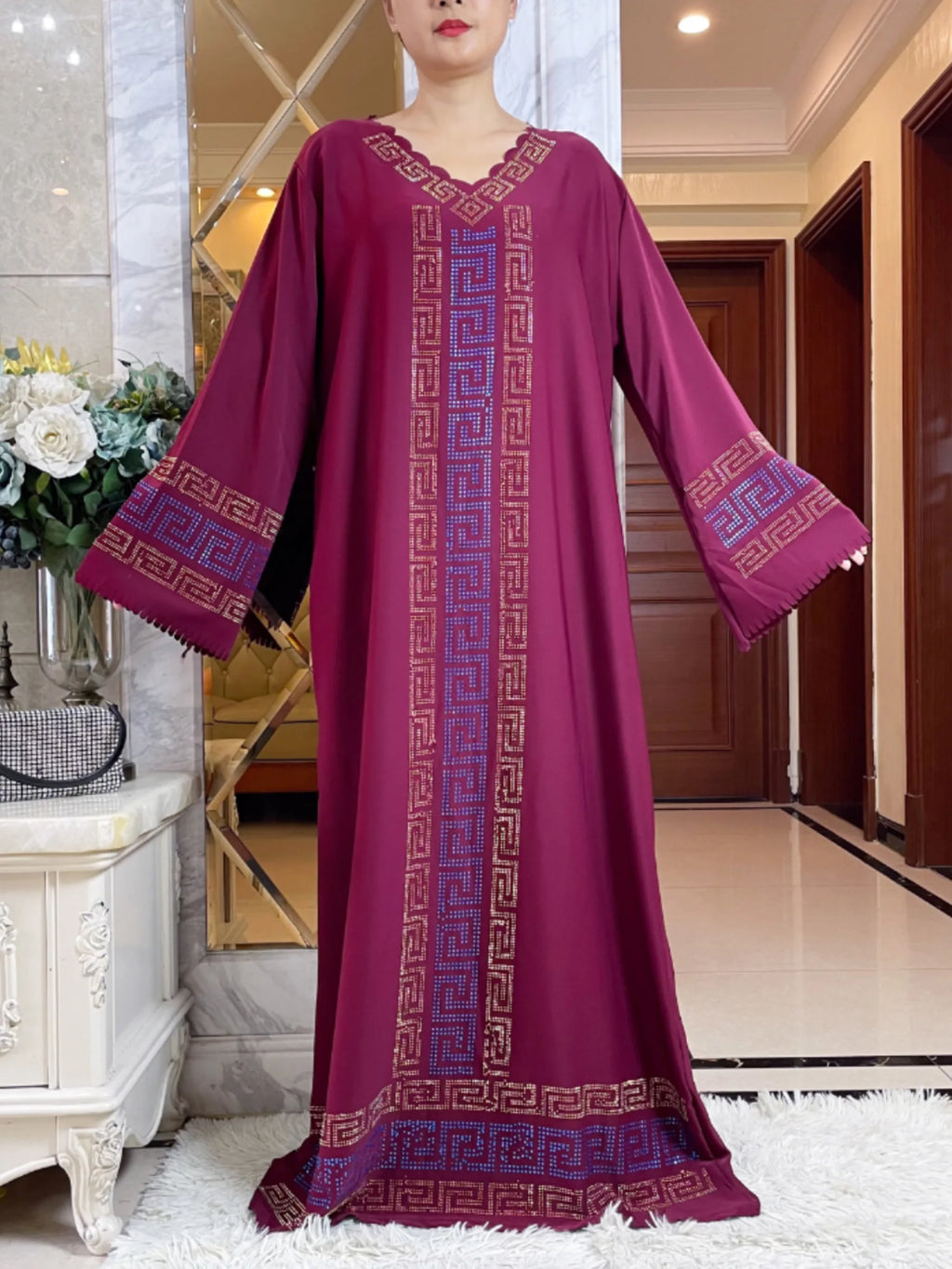 2024 Fashion Women Elegant Autumn Dress Dubai Party Outfits Long Sleeve Dashiki Muslim High-grade Comfort Fabric African Abaya