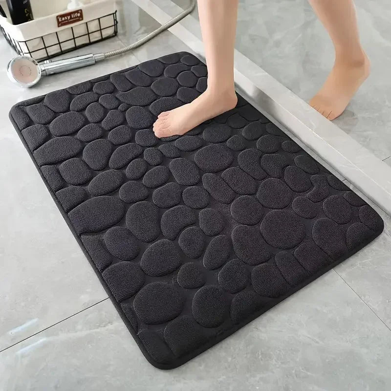 Non-Slip Bathroom Mat | Soft Absorbent Quick-Dry Floor Rug