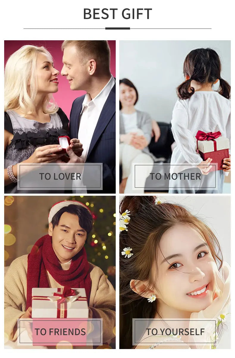 DEF Color VVS Round Cut 2.5MM Lab Grown Diamond Band Ring Full Eternity Ring 14k White Gold for Women Lady Gift