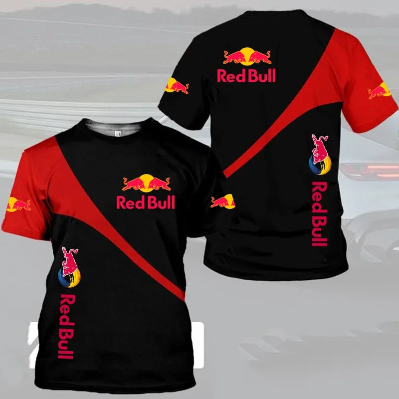 Red Bull men's and women's summer racing suit sports quick drying T-shirt outdoor new sports top