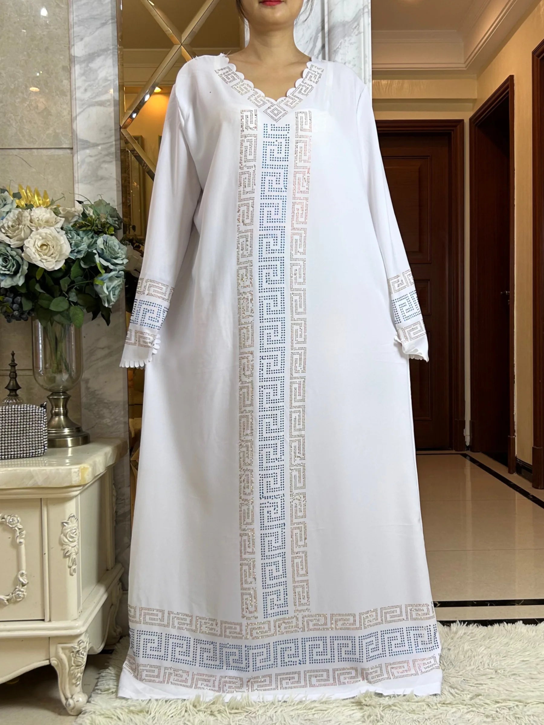 2024 Fashion Women Elegant Autumn Dress Dubai Party Outfits Long Sleeve Dashiki Muslim High-grade Comfort Fabric African Abaya
