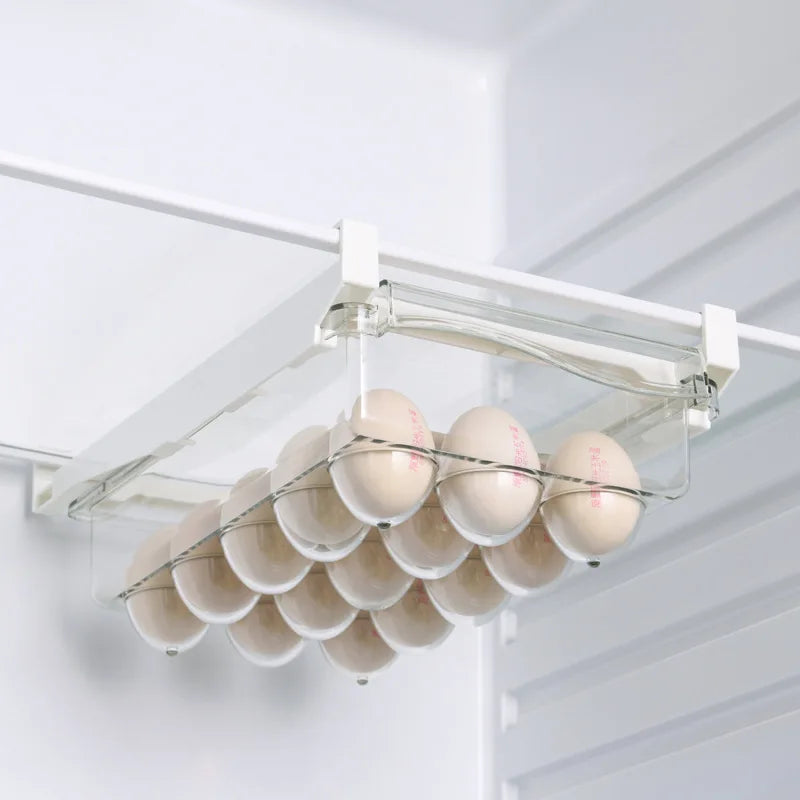 Egg Storage Box – Stackable Fridge Organizer for Eggs