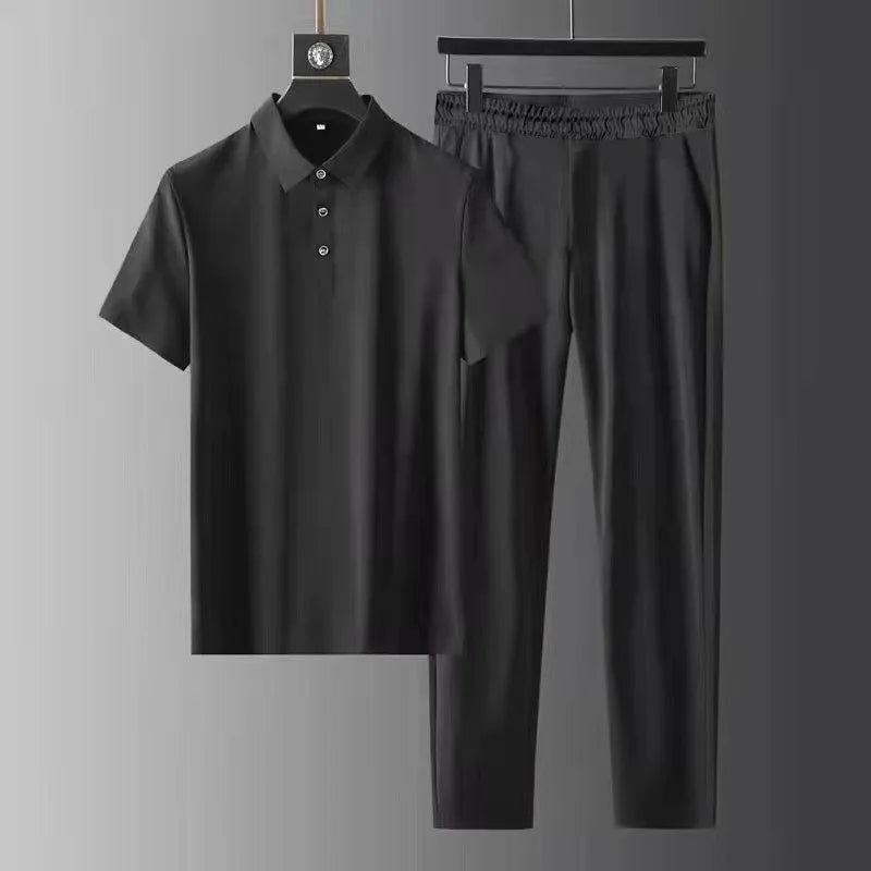 Men's Solid Two-Piece Sets