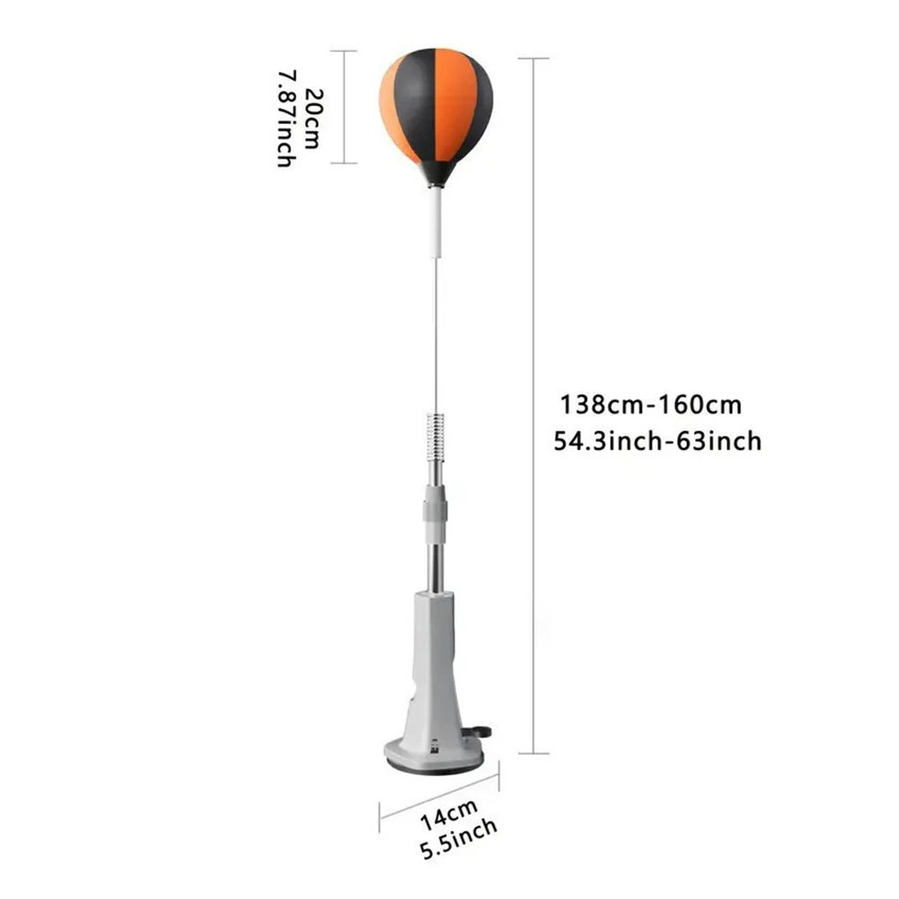 Punching Bag with Stand Speed Bag Height Adjustable Boxing Equipment for Training Boxing Stress Relief & Fitness