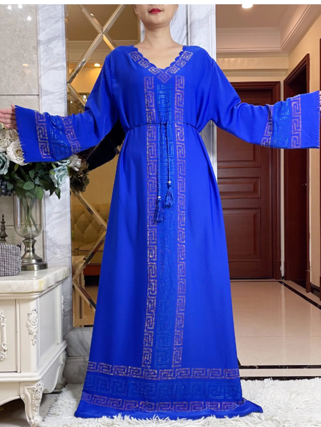 2024 Fashion Women Elegant Autumn Dress Dubai Party Outfits Long Sleeve Dashiki Muslim High-grade Comfort Fabric African Abaya