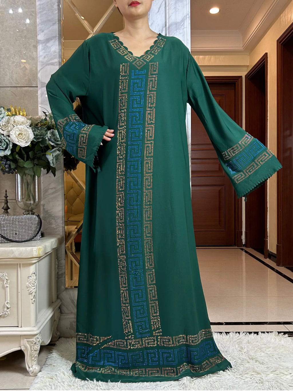 2024 Fashion Women Elegant Autumn Dress Dubai Party Outfits Long Sleeve Dashiki Muslim High-grade Comfort Fabric African Abaya