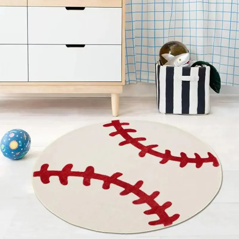 Round Carpet for Kids & Home - Soft Non-Slip Rug