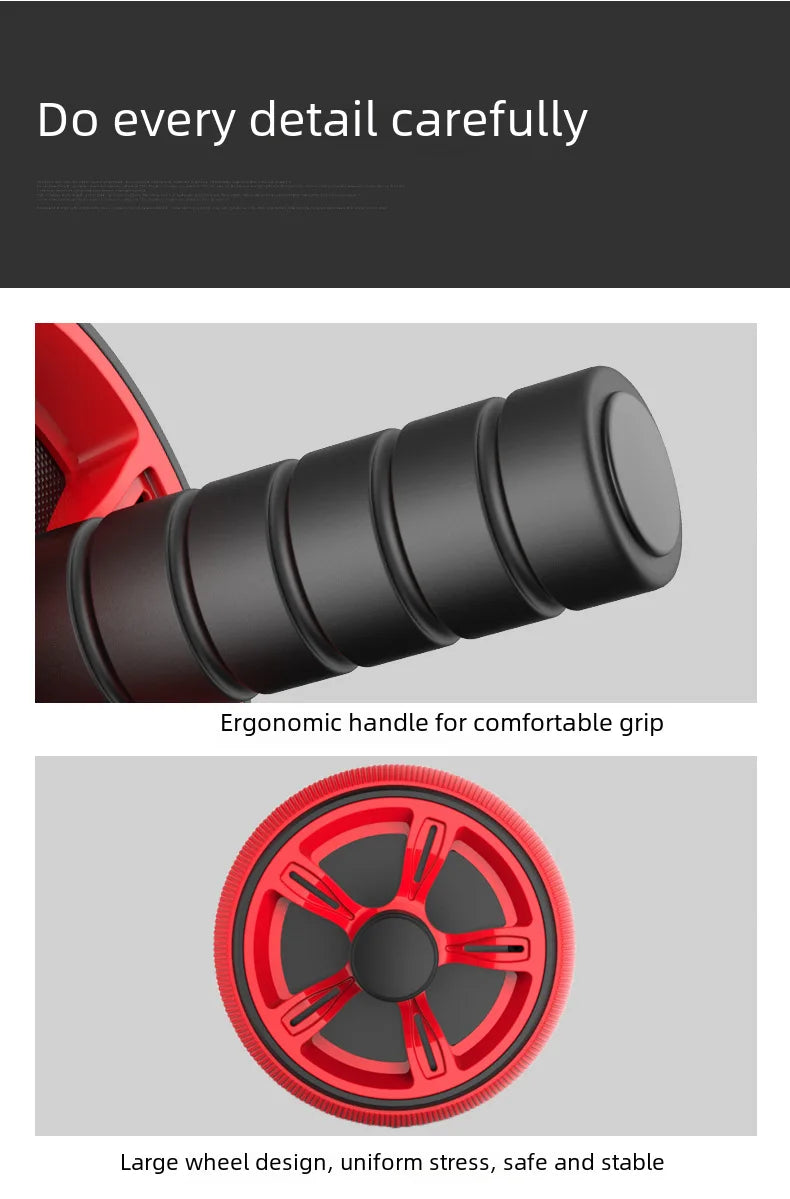 APOD  Extra Large Silent Roller Abdominal Wheel Home Fitness Equipment Gym-Specific Body Shaping