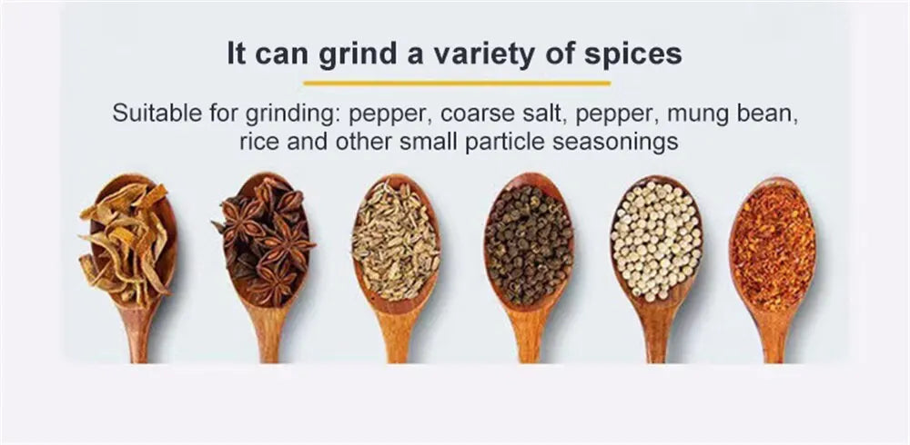Electric Automatic Mill Pepper And Salt Grinder With LED Light Adjustable Coarseness Spice Grinder Kitchen Cooking Tool