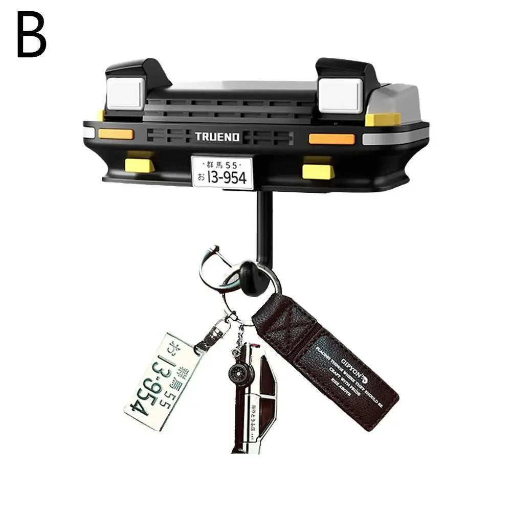 Retro Car Headlight Key Holder - Wall Mount Key Hook for Car Lovers