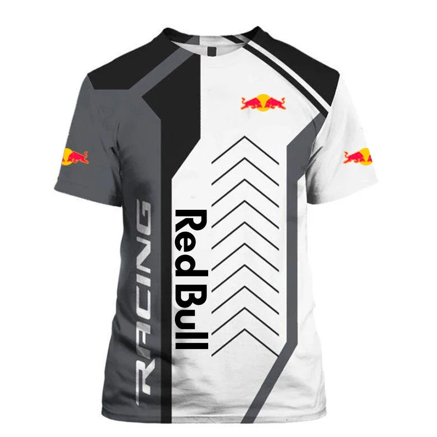 Red Bull men's and women's summer racing suit sports quick drying T-shirt outdoor new sports top
