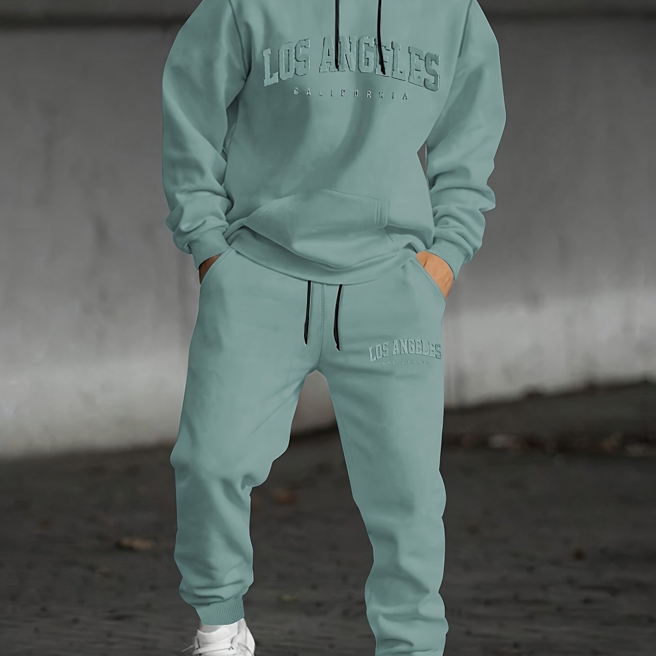 Men'S Los Angeles Hoodie & Joggers Set