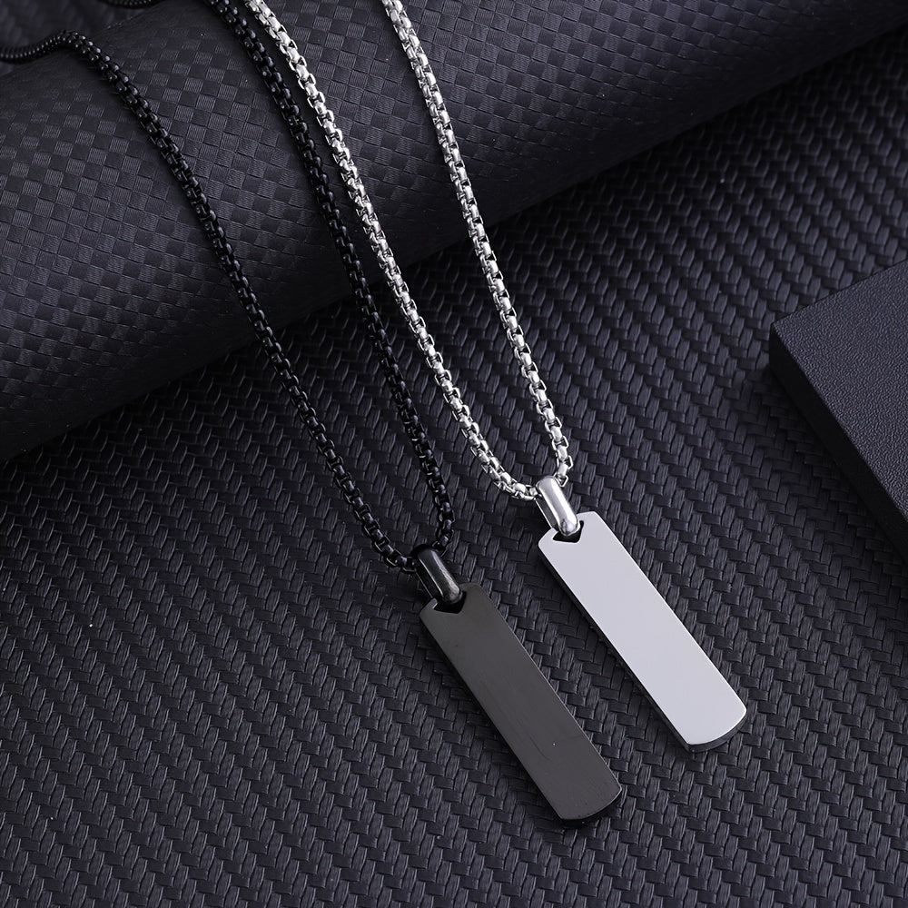 Men's Minimalist Stainless Steel Pendant