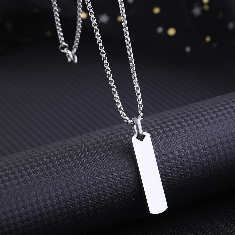 Men's Minimalist Stainless Steel Pendant