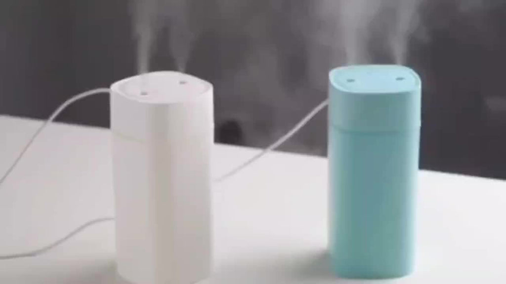 Double spray humidifier