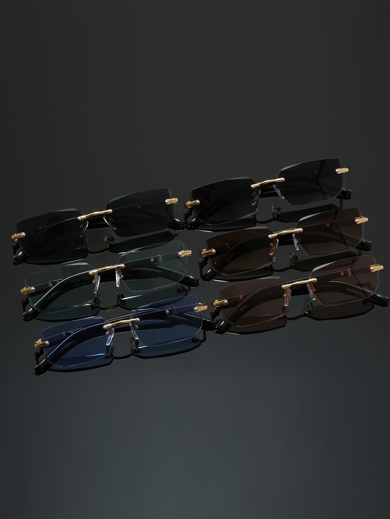 Men's and Women's Frameless Glasses