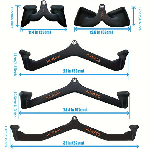 5pcs Lat Pull Down Bars