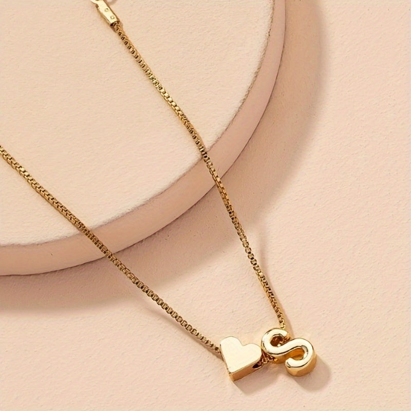 Mini Love Heart Letter Beads Bracelet