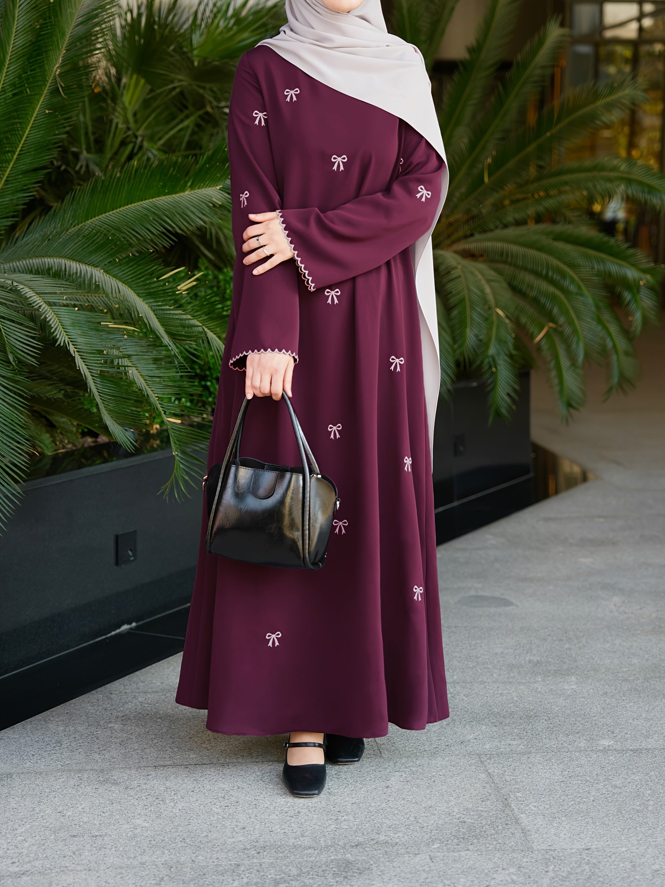 Women's Elegant Islamic Abaya Maxab