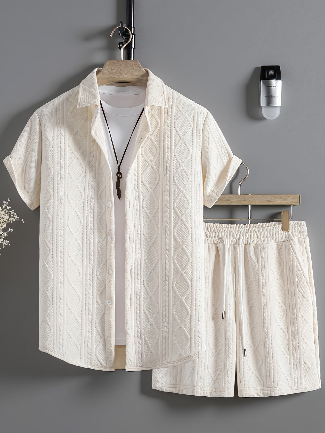Men's Shirt and Shorts Set